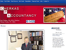 Tablet Screenshot of cherkasaccountancy.com